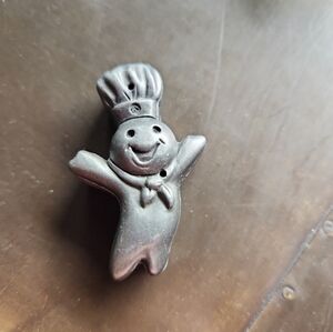 Vintage 1996 Pillsbury Pewter brooch and box